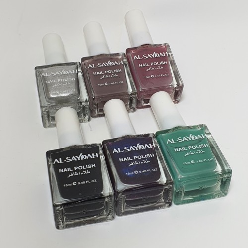 مناكير السعيده كبير 15ملي 6 حبات