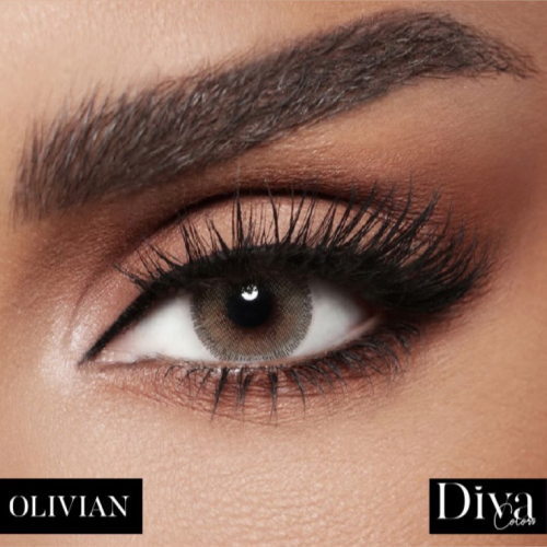 عدسات ديفا للزينة اللون اولفين