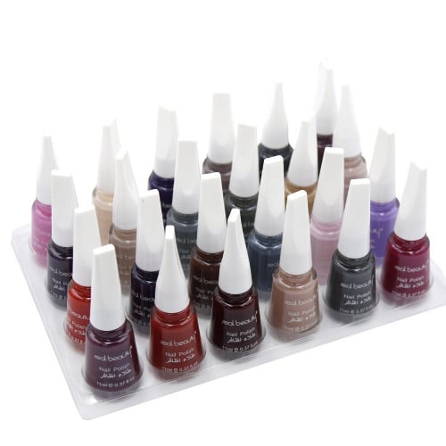 بوكس مناكير من ريل بيوتي 24 لون بجوده عاليه البديل لفلومار