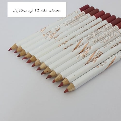 مجموعه محددات شفاه بري 12لون