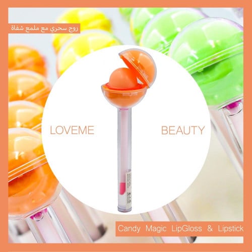 روج سحري مع ملمع شفاة  يرطب شفتيك ويحميهما من التشقق
