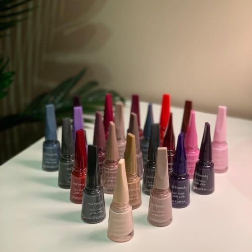 ريل بيوتي 24 لون + مزيل مناكير مجاناً .