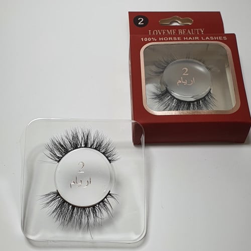 رموش ناعمه طبيعيه