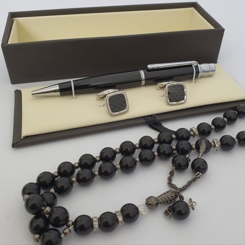 طقم انيق قلم كبكب سبحه