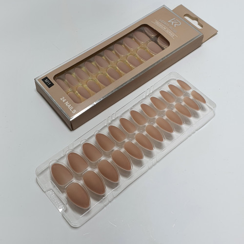 أظافر صناعية لصق ذاتي24قطعه مطفي