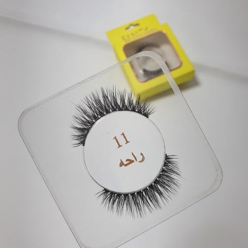 رموش ناعمه طبيعيه