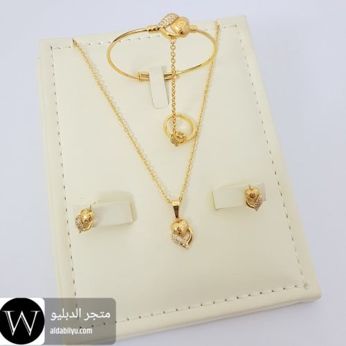 طقم بناتي متكامل بديل الذهب