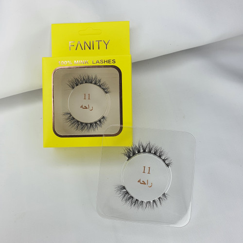 رموش شعر الحصان ماركه فنتي ‎عالية الجودة تستخدم عدة مرات ‎مريحه سلهة الاستخدام اليومي والمناسبات ‎تجعل عينك تبدو جذابة