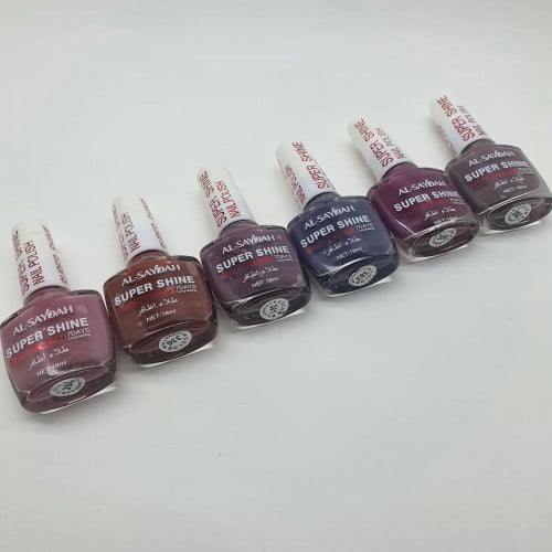 مناكير العدد 6 حبات ثابته درجات نيود