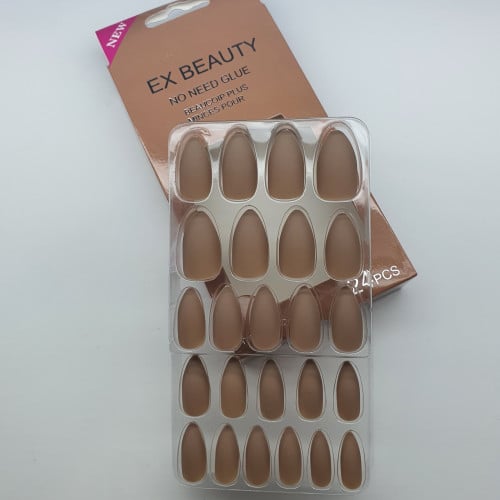 اظافر روز بيري لصق ذاتي 24 قطعه