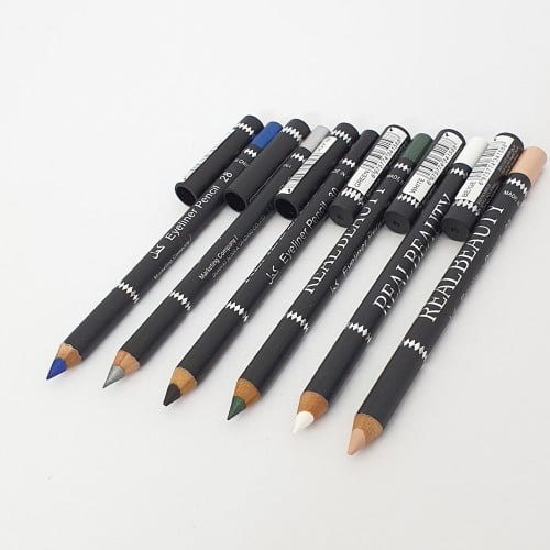 مجموعه اكحال بري ريل بيوتي 6 الون بيج ابيض اخظر اسود فضي كحلي