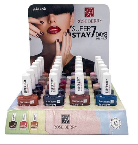 بوكس مناكير روز بيري 24 لون
