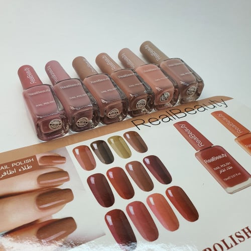 مناكير ريل بيوتي 6 الوان باختيار لاكثر مبيعات