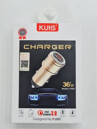 شاحن سيارة مخرجين  يدعم الشحن السريع الاصلي