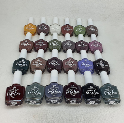 بوكس مناكير24لون ثابته ماركه كيري روز