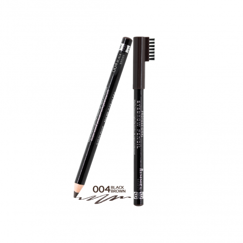 قلم حواجب بروفيشينال آي برو من ريميل لندن BLACK BROWN 004
