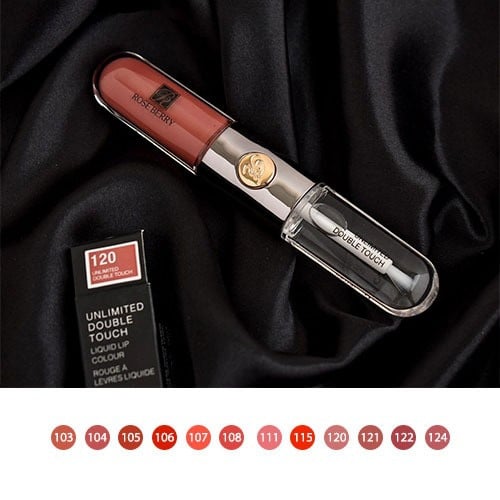 أحمر شفاه سائل بلمسة لامعة دبل تاتش من روز بيري