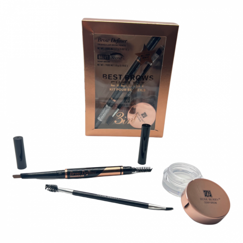 طقم صابون حواجب + قلم حواجب ROSE BERRY