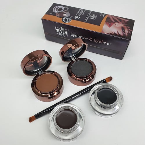 جل حواجب ثابت لونين اسود وبني