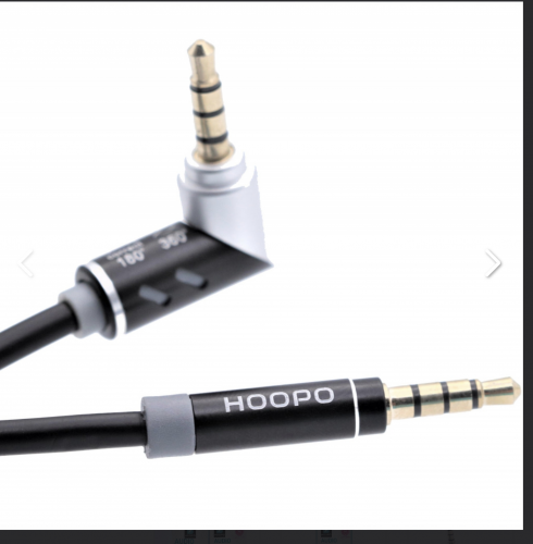 وصلة AUX أصلية تدعم جميع الأجهزة من هوبو HOOPO - Aux 03