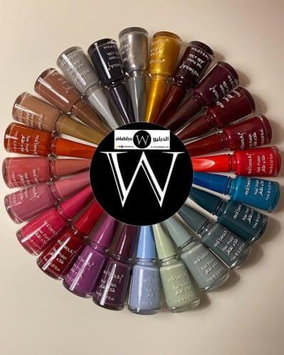 مناكير 24 لون ثابته ماركه ريل بيوتي