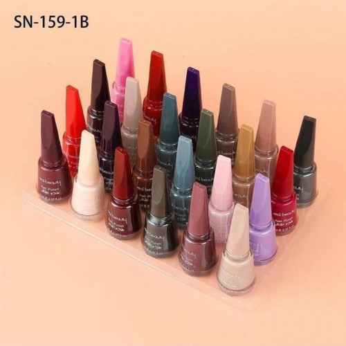 مناكير 24 لون ثابته ماركه ريل بيوتي