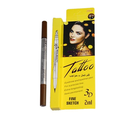 الاينر مع قلم حواجب
