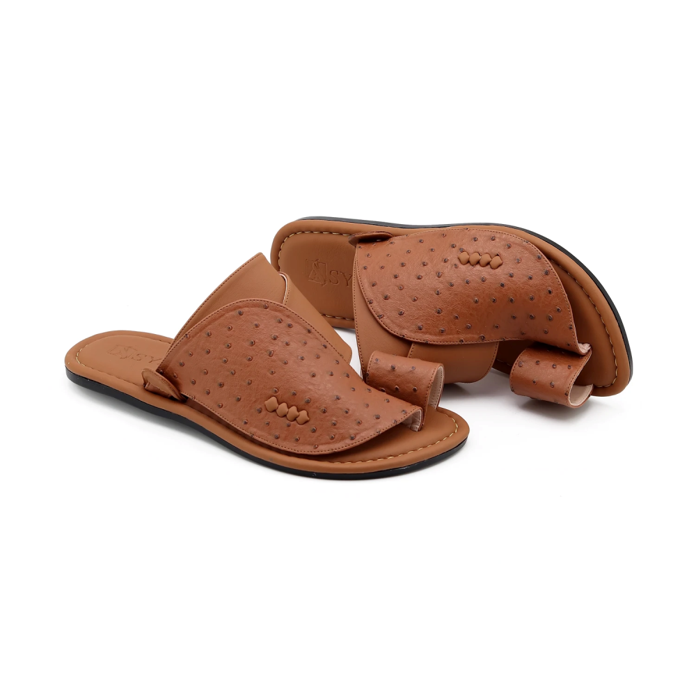 حذا شرقي جلد نعام موديل ايطالي