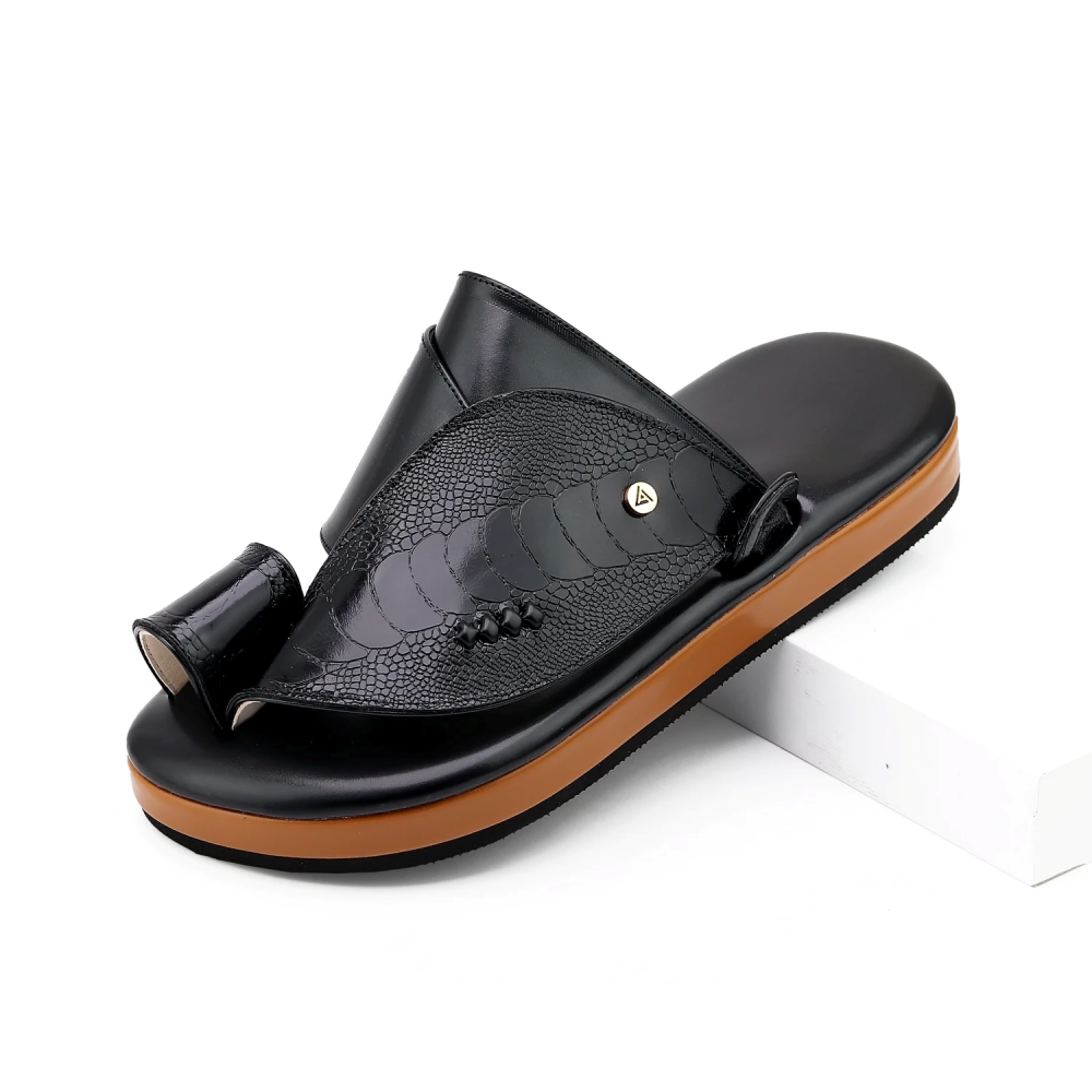 حذاء شرقي ساق النعام اسود