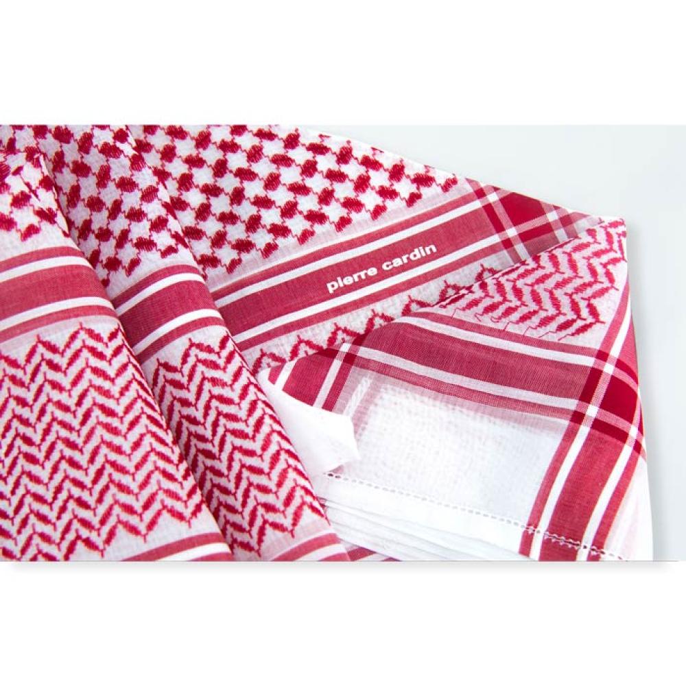 شماغ بيير كاردان كلاسيك أحمر PCL-K-R