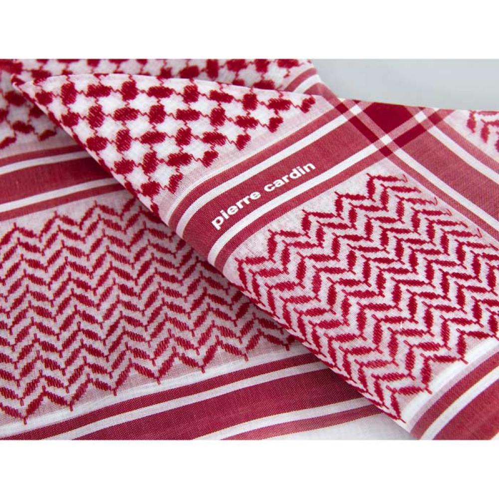 شماغ بيير كاردان كلاسيك أحمر PCL-K-R