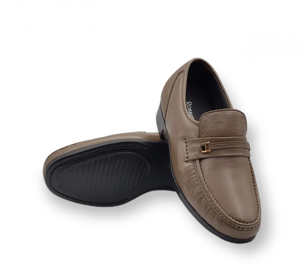 حذاء رسمي كوفي جلد طبيعي