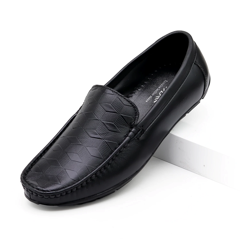 جزم فلات جلد  طبيعي