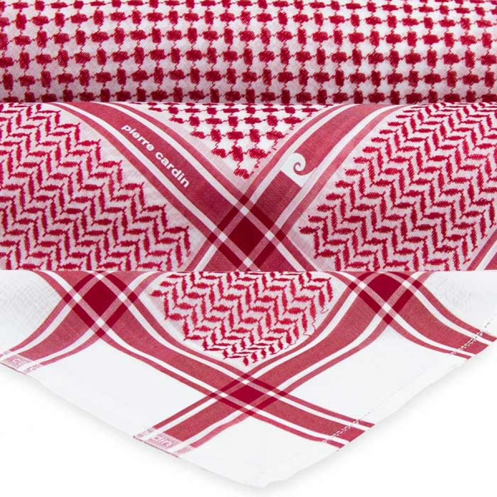 شماغ بيير كاردان كلاسيك أحمر PCL-K-R