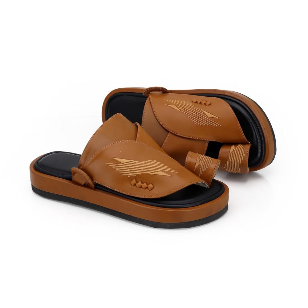 حذاء شرقي عسلي دبل