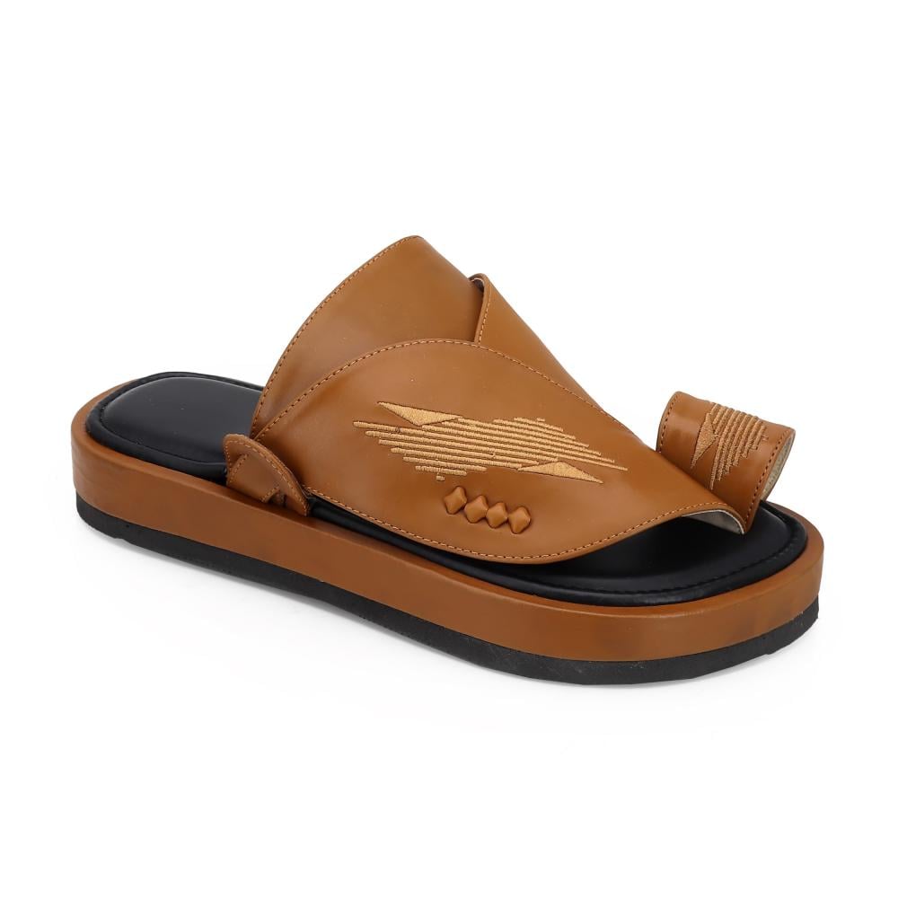 حذاء شرقي عسلي دبل