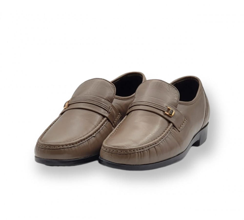 حذاء رسمي كوفي جلد طبيعي