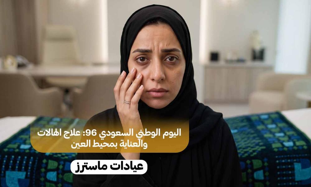 اليوم الوطني السعودي 96: علاج الهالات والعناية بمحيط العين