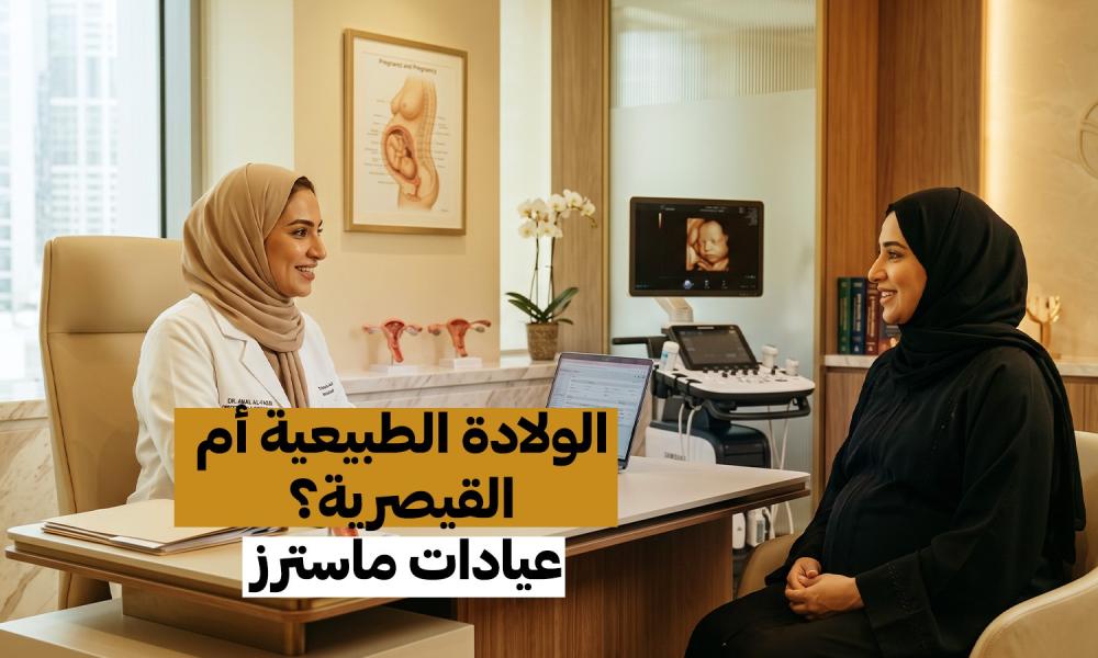 الولادة الطبيعية أم القيصرية؟ القرار يبدأ بالمعلومة الصحيحة | عيادات ماسترز