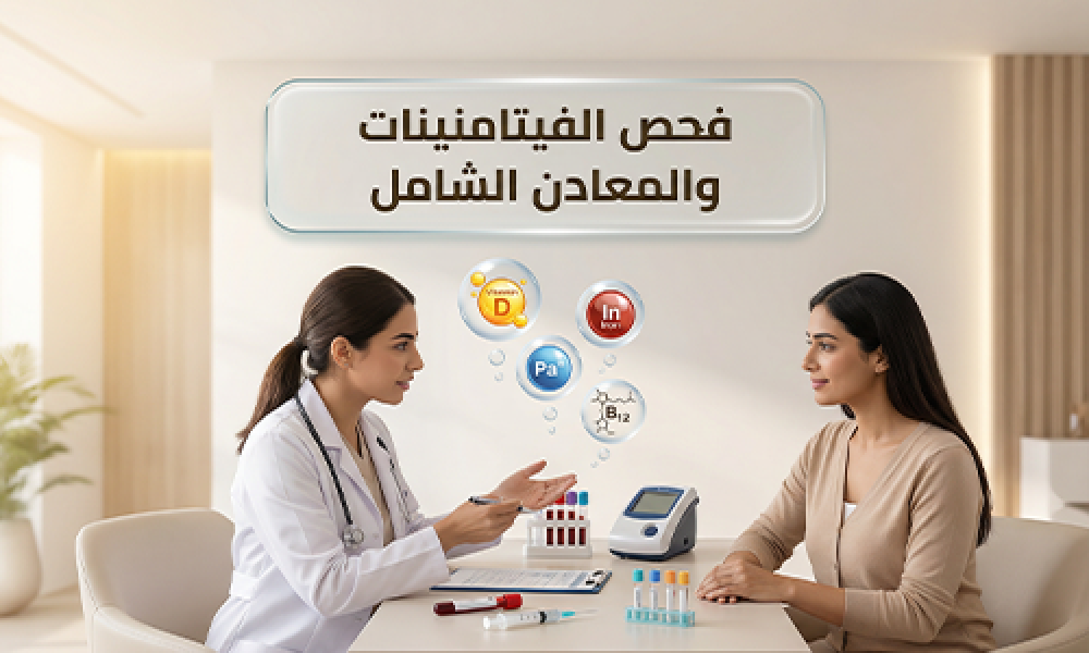 تحليل الفيتامينات والمعادن الشامل – عيادات ماسترز