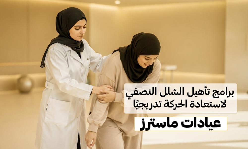برامج تأهيل الشلل النصفي وتحسين الحركة – عيادات ماسترز