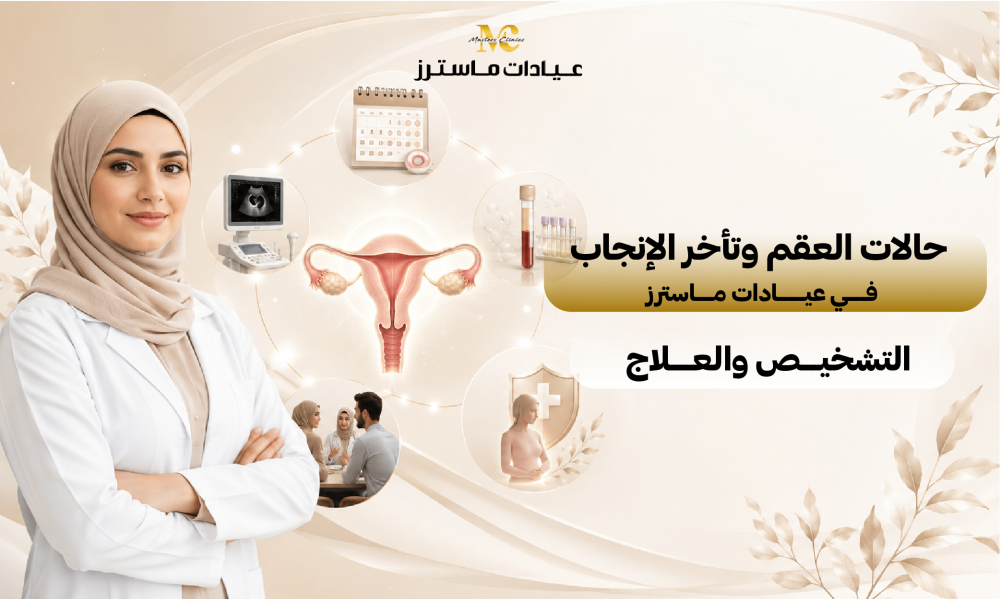 حالات العقم وتأخر الإنجاب في عيادات ماسترز | التشخيص والعلاج