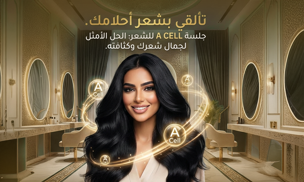Acell للشعر: تقنية تعيد شعرك للحياة وتخليه يرجع أقوى في عيادات ماسترز