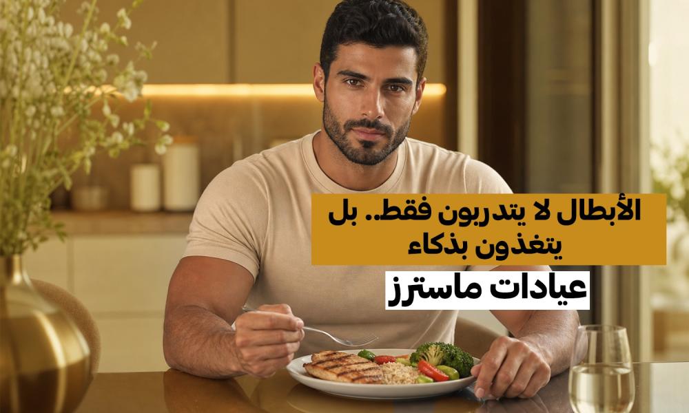 الأبطال لا يتدربون فقط.. بل يتغذون بذكاء