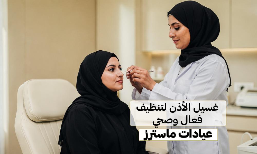 غسيل الأذن لتنظيف فعال وصحي – عيادات ماسترز