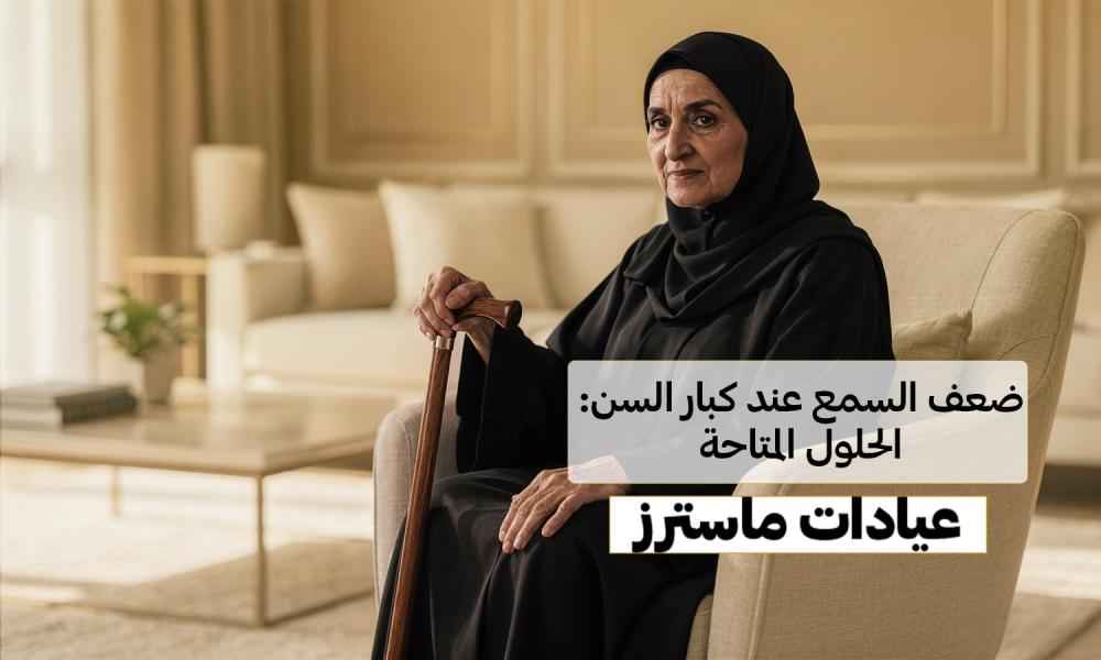 ضعف السمع عند كبار السن: الحلول المتاحة – عيادات ماسترز