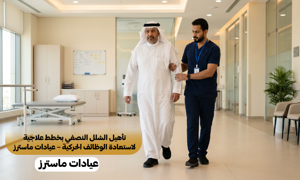 تأهيل حالات الشلل النصفي في عيادات ماسترز: دعم لاستعادة الحركة