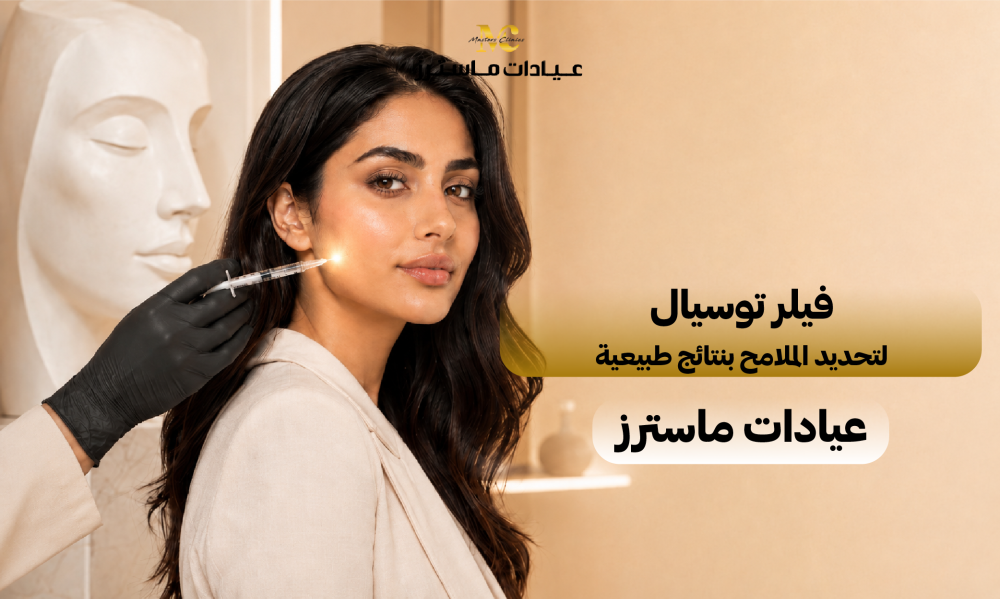 فيلر توسيال لتحديد الملامح بنتائج طبيعية – عيادات ماسترز