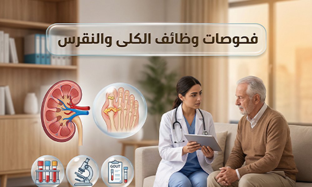 تحاليل وظائف الكلى والنقرس بدقة – عيادات ماسترز