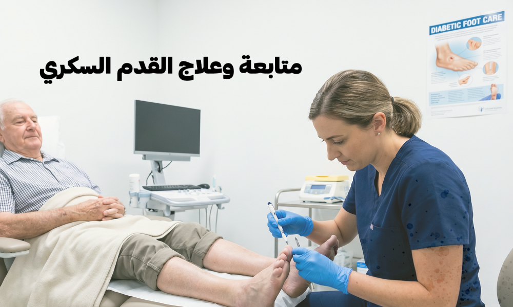 متابعة وعلاج القدم السكري – عيادات ماسترز